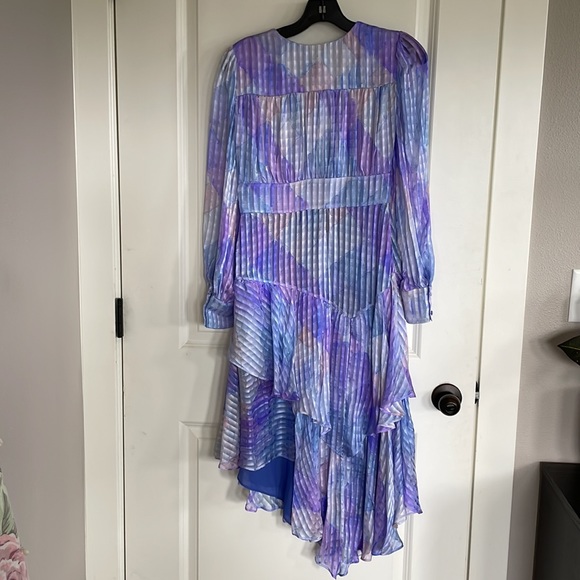 LoveShackFancy | Meridian 100% Silk Dress in Raindrop - Picture 12 of 13